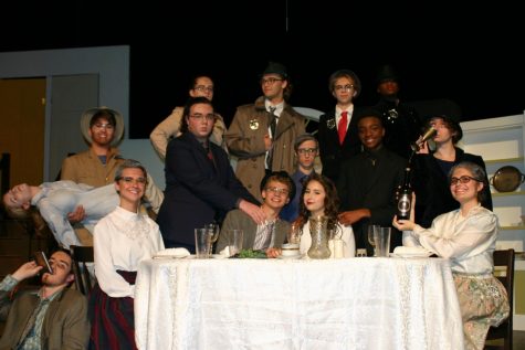The cast of Arsenic and Old Lace
