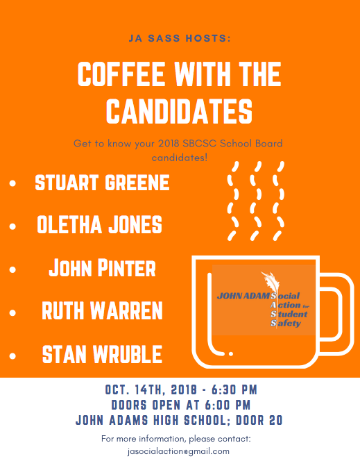 SASS Hosts Coffee with the Candidates