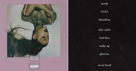 Cover art from thank you, next, Ariana Grandes most recent album