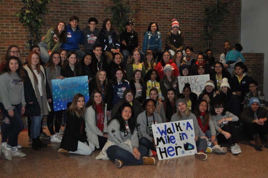 JAVA participated in the annual Saint Margarets House WinterWalk which urges people to “walk a mile in her shoes.” 