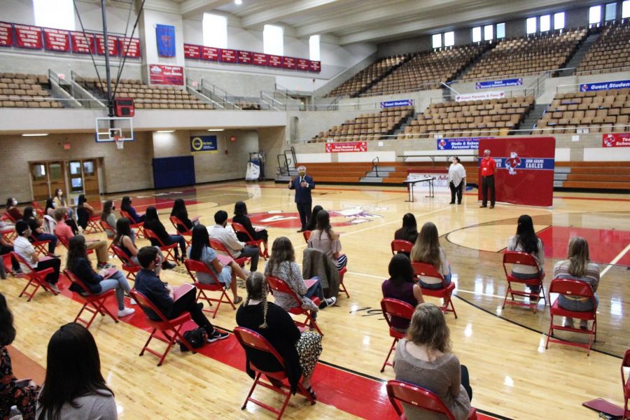 John Adams holds its first ever Spanish Honors Society induction, with the chapter being named after the influential Chilean author, Isabel Allende.