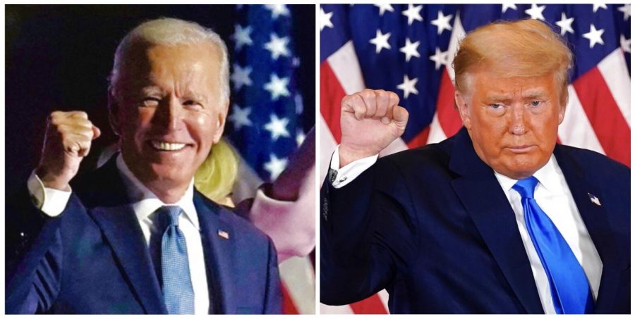 Former Vice President Joe Biden (Left) and Presidential Incumbent Donald Trump (Right)