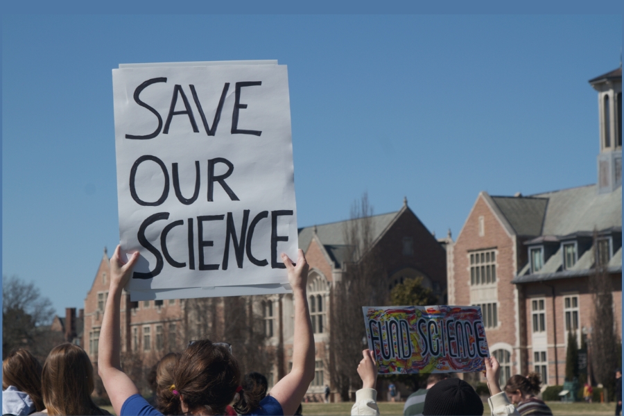 Photo Credit: https://www.studlife.com/news/2025/03/07/research-saves-lives-graduate-students-organize-protests-on-mudd-field-and-medical-campus